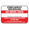 Signmission 12 in Height, Aluminum, 12" x 18", A-1218-25436 A-1218-25436 - alternate 1